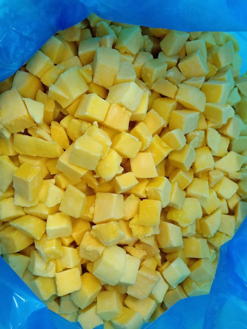 Xoài cắt hạt lựu cấp đông cung cấp cho các doanh nghiệp xuất khẩu